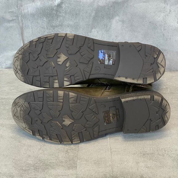 GC. SHOES Olive Bailey Faux Fur Inside Zip Round-Toe Block Heel Boots SZ 9 - Picture 5 of 7